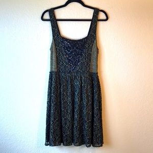 Miss Me Black Baby Doll Dress NWT!